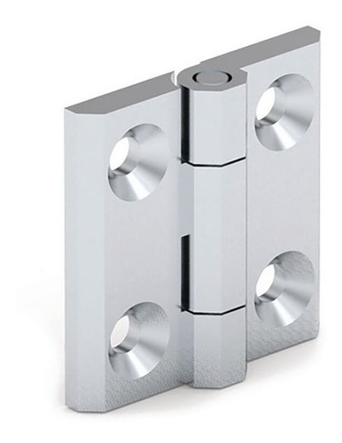 Dobradiça 40x40 Em Zamak Com Abertura 270 Graus Kit 10 Und