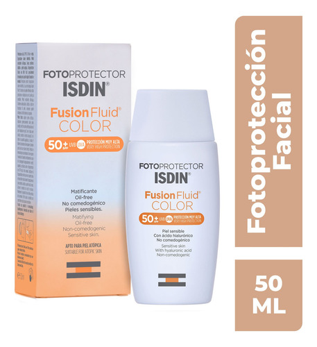 Isdin Foto Fusion Fluid Color 50+ X 50 Ml.