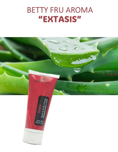Áloe Vera Betty Fru Crema Manos/cuerpo Distintos Aromas 50g Té Verde-naranja/jengibre-verbena-éxtasis