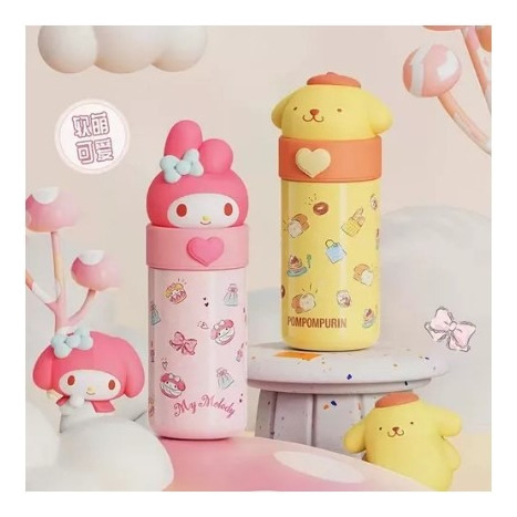 Botella térmica My Melody Premium de acero inoxidable de triple capa de 350 ml para niños