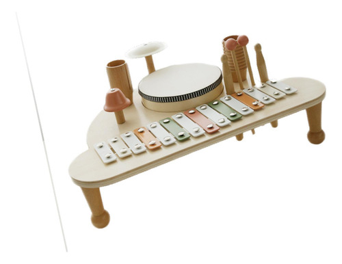 Xilófono Montessori Con Forma De Madera Para Niños Y
