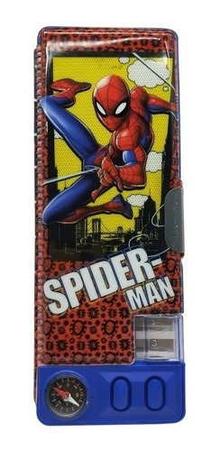 Imagen 4 de 7 de Cartuchera Mecanica Escolar Spiderman Ha206 Cresko