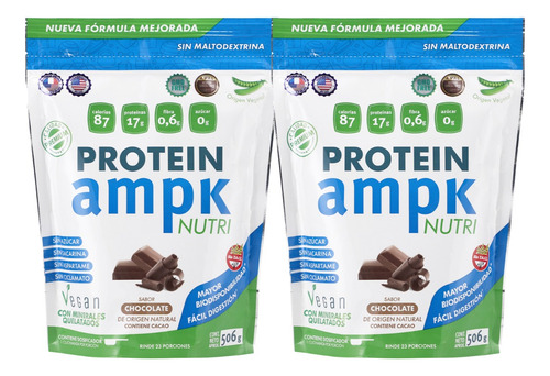 Combo X2 Ampk Protein Vegana Chocolate