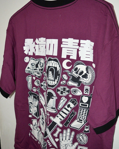 Remera Vieja Scul Tattoo Grande Japan