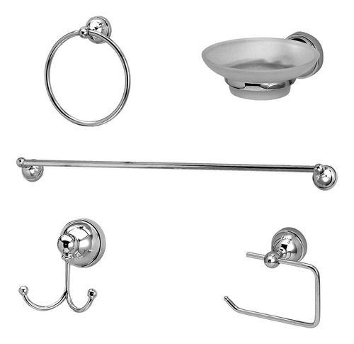 Accesorio Baño Peirano 8005 5 Piezas Baño Set P