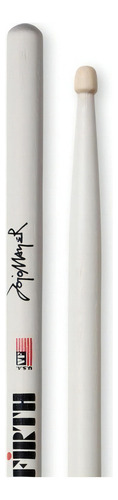 Vic Firth Sjm Baquetas Baterista Jojo Mayer 5a Punta Madera Color Blanco