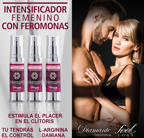 Gel Intensificador Para El Clitoris 20ml Con Feromonas Sabor Sin Sabor