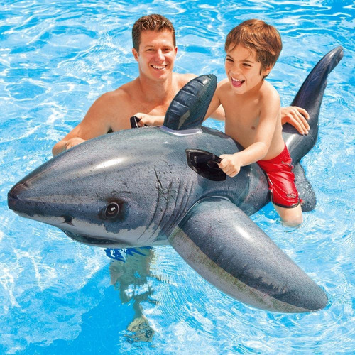 Flotador Inflable Intex Tiburon Niños Piscina Playa