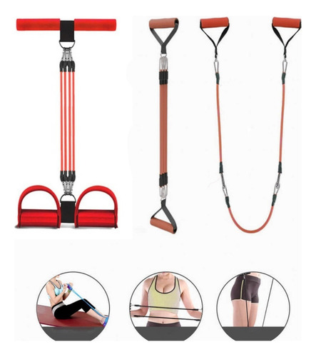 . Kit Elástico For Entrenamiento De Piernas Ejercicio De
