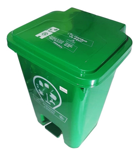 Papelera 35 Litros Tapa Pedal - Unidad a $44000