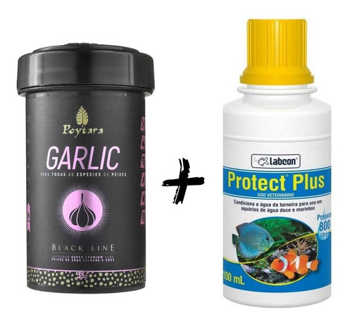 Kit Ração Poytara Garlic 35g + Alcon Protect Plus 100ml