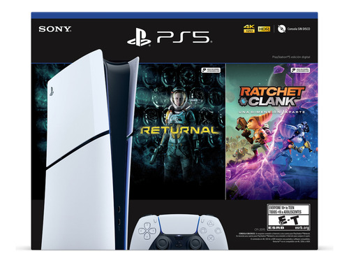 Sony PlayStation 5 Bundle + Base Slim CFI-2015 1TB Digital color blanco 2024
