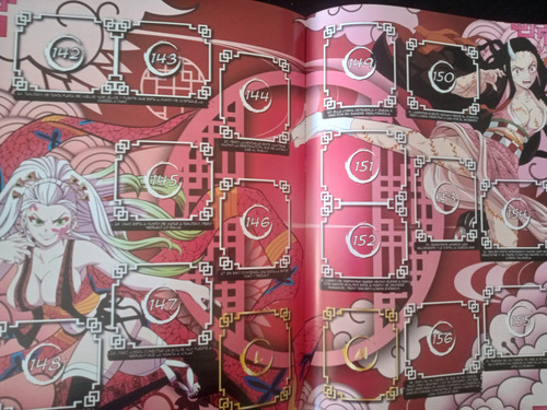 Demon Slayer Álbum Sticker Saga Completa Colección