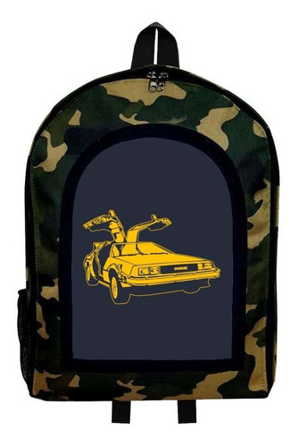 Mochila Camuflada Volver Al Futuro A16