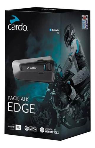 Jm Intercomunicador Casco Moto Cardo Packtalk Edge Single 