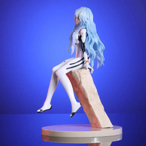 Figura Evangelion Rei Ayanami Base Roca Genesis Eva Pvc
