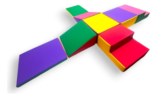 Plaza Blanda Xl Infantil Juegos 8 Módulos