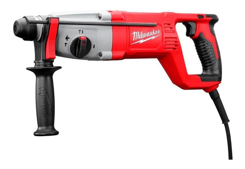 Imagen 1 de 3 de Rotomartillo Milwaukee 5262-21 rojo y negro y gris con 960W de potencia 120V