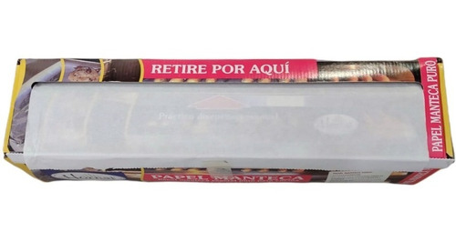 Rollo Papel Manteca Racionador Puro Profesional 1 Kg