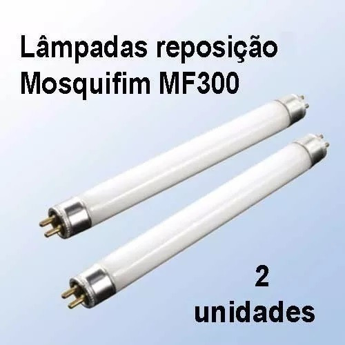 Imagem 2 de 4 de Lâmpadas Ultravioleta F4 T5 P Armadilha Mosquifim Mf300 2pcs