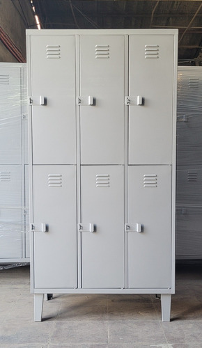 Lockers 3 Cuerpos 6 Puertas