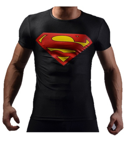 Playera Camisa Superman Classic Batman Dcomic Cosplay Licra