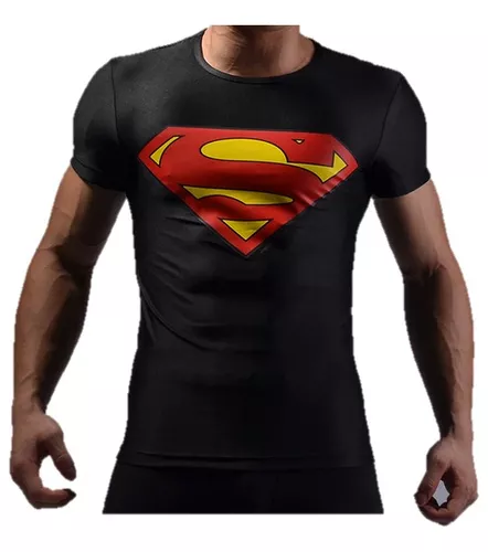 Abrochalo Superman Hoodie Vest Camiseta Gym Compresión Cross