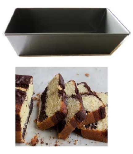 Molde Panque Rectangular Antihaderente Repostería Hornear 20