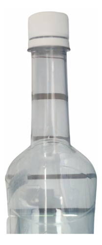 Botella Pet Cuello Alto Licorera 1 L Con Tapa 200 Piezas