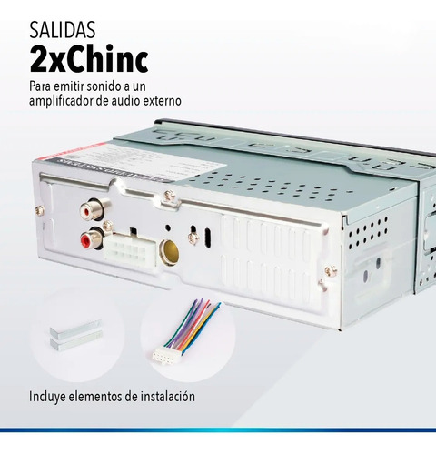 Estereo Desmontable Bluetooth Radio Fm Usb Stereo Alien