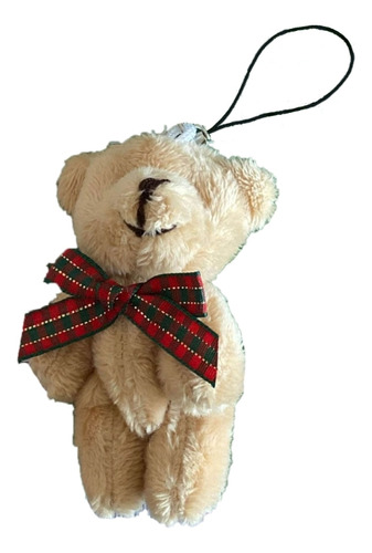 Llavero Con Diseño Navideño, Colgante De Oso De Peluche, Bol