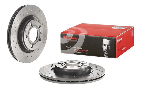 Discos Brembo Xtra Audi A4 B7 8ec 2.0 Tdi 2006 Del Par