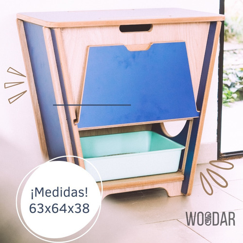 Imagen 4 de 10 de Combo Sanitario+ Bandeja + Rascador Alfombra Para Gatos