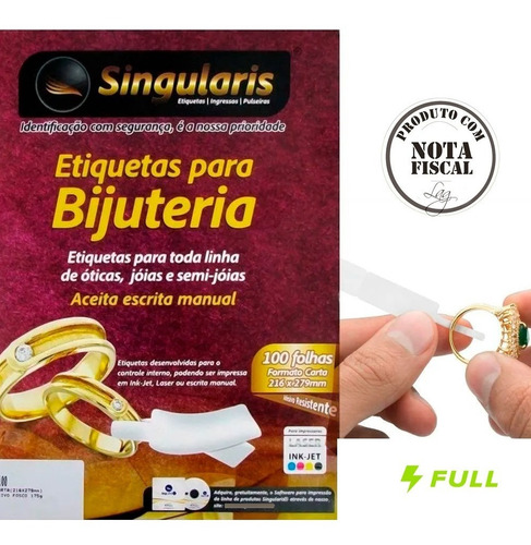 4.000 Etiquetas Colante Para Óculos E Joias Ebf23 Item