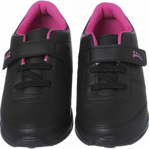 Imagem 5 de 6 de Tênis Infantil Ortopasso Jogging Menina Preto