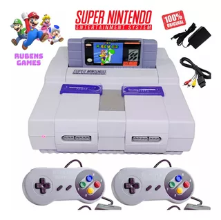 Super Nintendo Clássico Original+02 Controles+ 02 Cartuchos