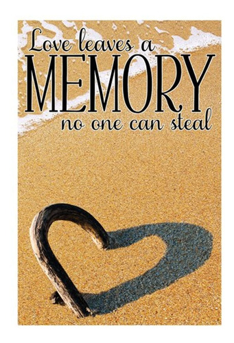 Custom Decor Memory Beach - Garden Size,