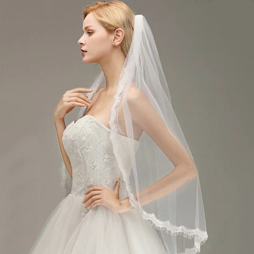 Velos De Novias Con Encaje | Importados