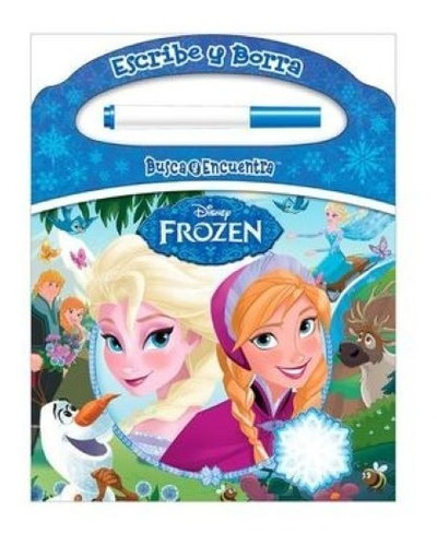Disney Frozen: Escribe Y Borra Busca Y Encuentra (cartoné) 