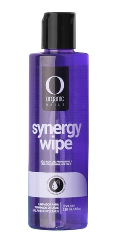 Synergy Wipe Organic Nails 120ml Agente Limpiador De Uñas