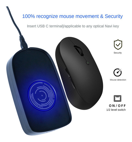 Simulador De Movimiento De Ratón Mouse Jiggler Usb Mover Con