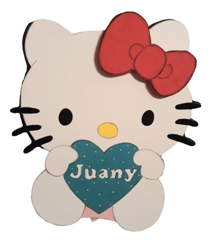 Piñata Gatita Kitty Hello Kitty Cat Con Nombre