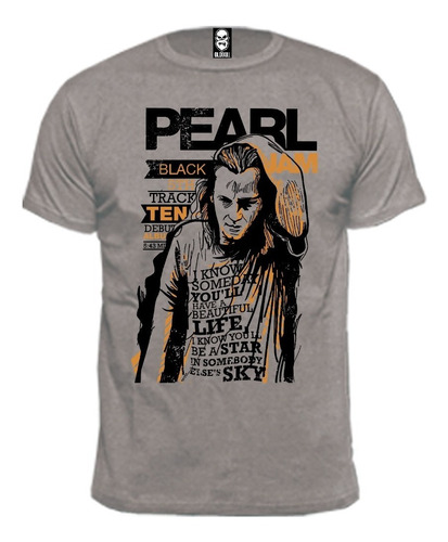 Remera Pearl Jam Eddie Veder 100% Algodón Premium Peinado