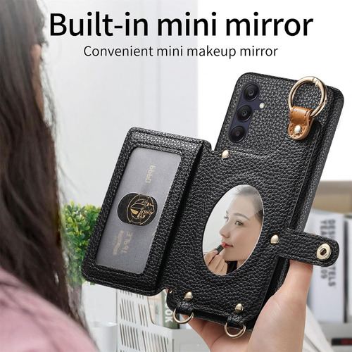 Funda De Teléfono Tipo Cartera Con Forma De Bandolera Extraíble Y Duradera Para Samsung Galaxy A56 5g