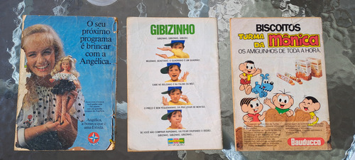 Revistas X 3 Retro Cascáo , Mónica.origen Brasil Año 1991 (Usado)