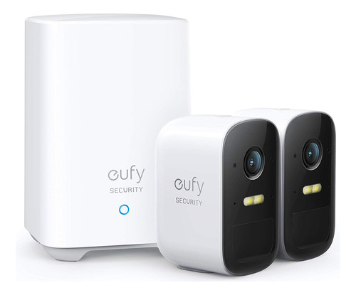 Solar Cámara De Seguridad Inalámbricas Eufy Cam 2C, 2mp HD, 135° Cámara de Vigilancia para el Hogar con Pan & Tilt, Seguimiento Inteligente por AI, Cámara de Exterior, IP67 Impermeable, Wi-Fi