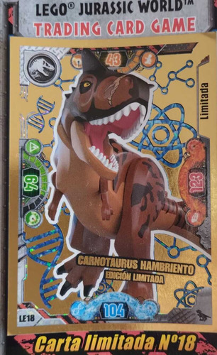 Lego Jurassic World Raptor Con Nido + Carta Carnotaurus