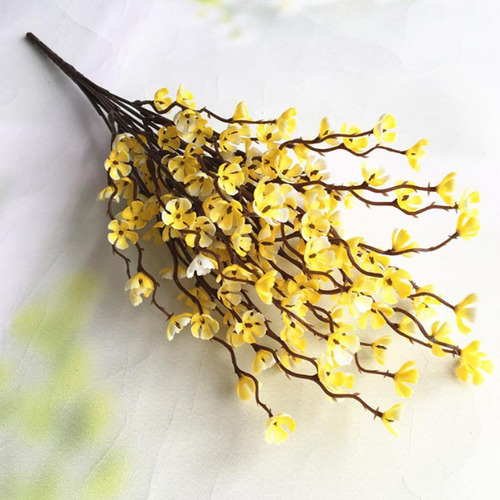 De Artificial Decoración De Maceta Colgante Amarillo