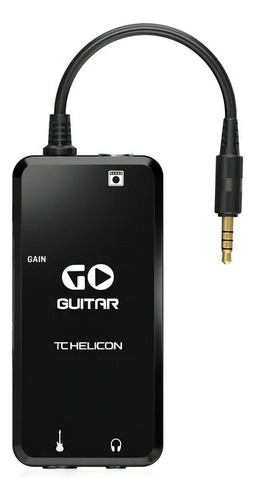 Tc Helicon Go Guitar Audio Interfaz P/guitarra Bajo Preamp Color Negro