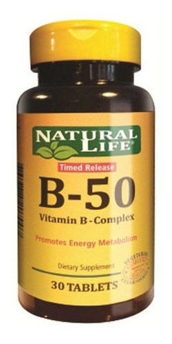 Natural Life B-50 Complex 30 Comprimidos